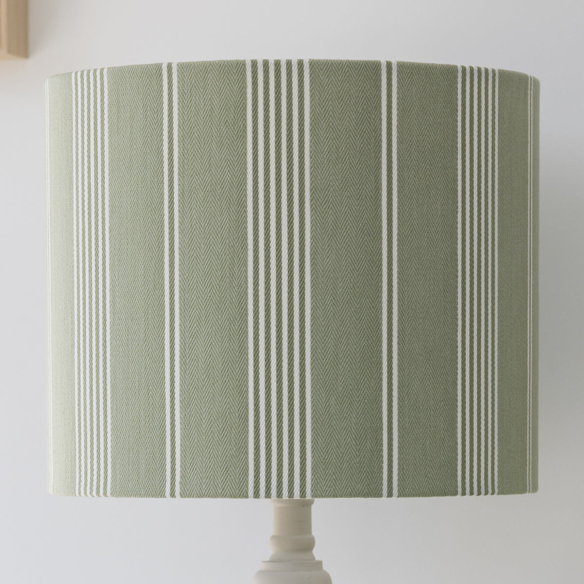 Brodsworth Lovage Green Stripe Lampshade