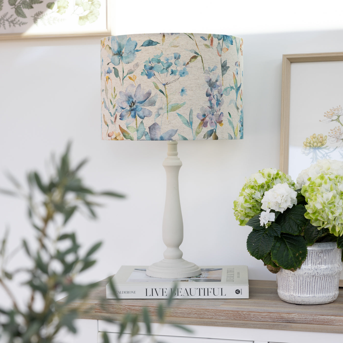Giardino Peacock Drum Lampshade