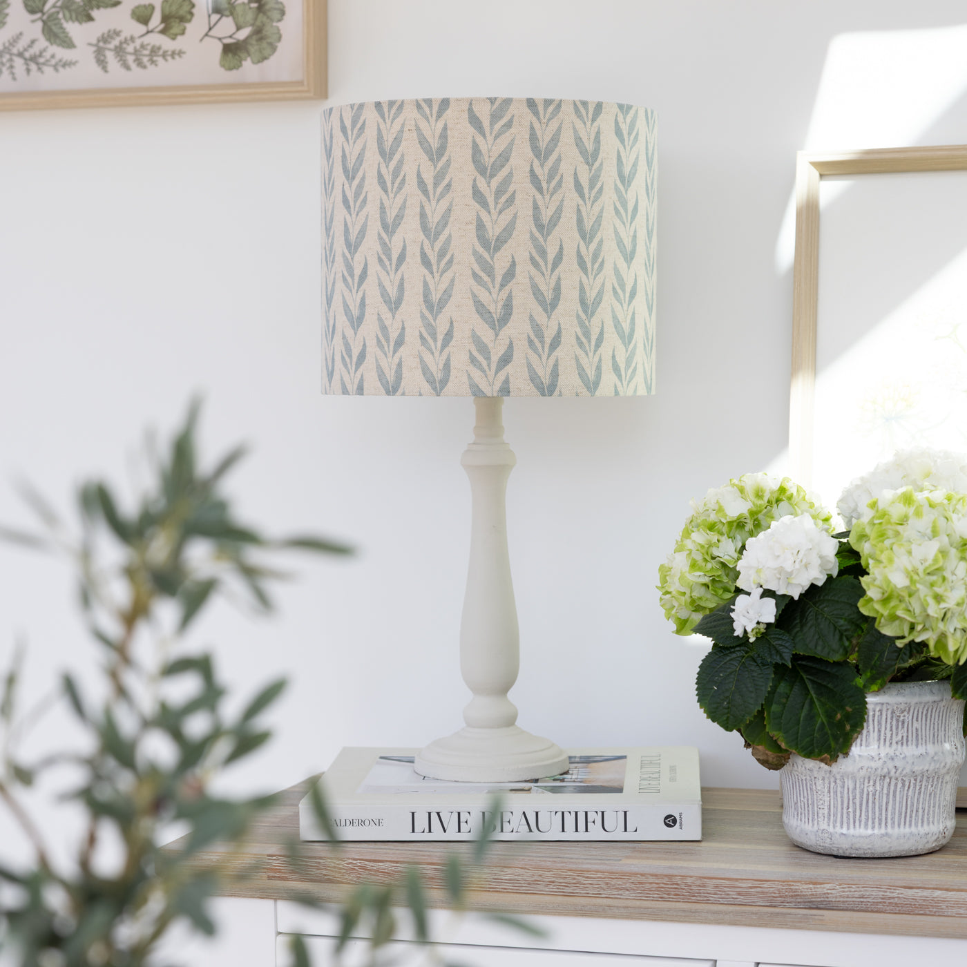 Harrison Cropper Anohki Azure Drum Lampshade