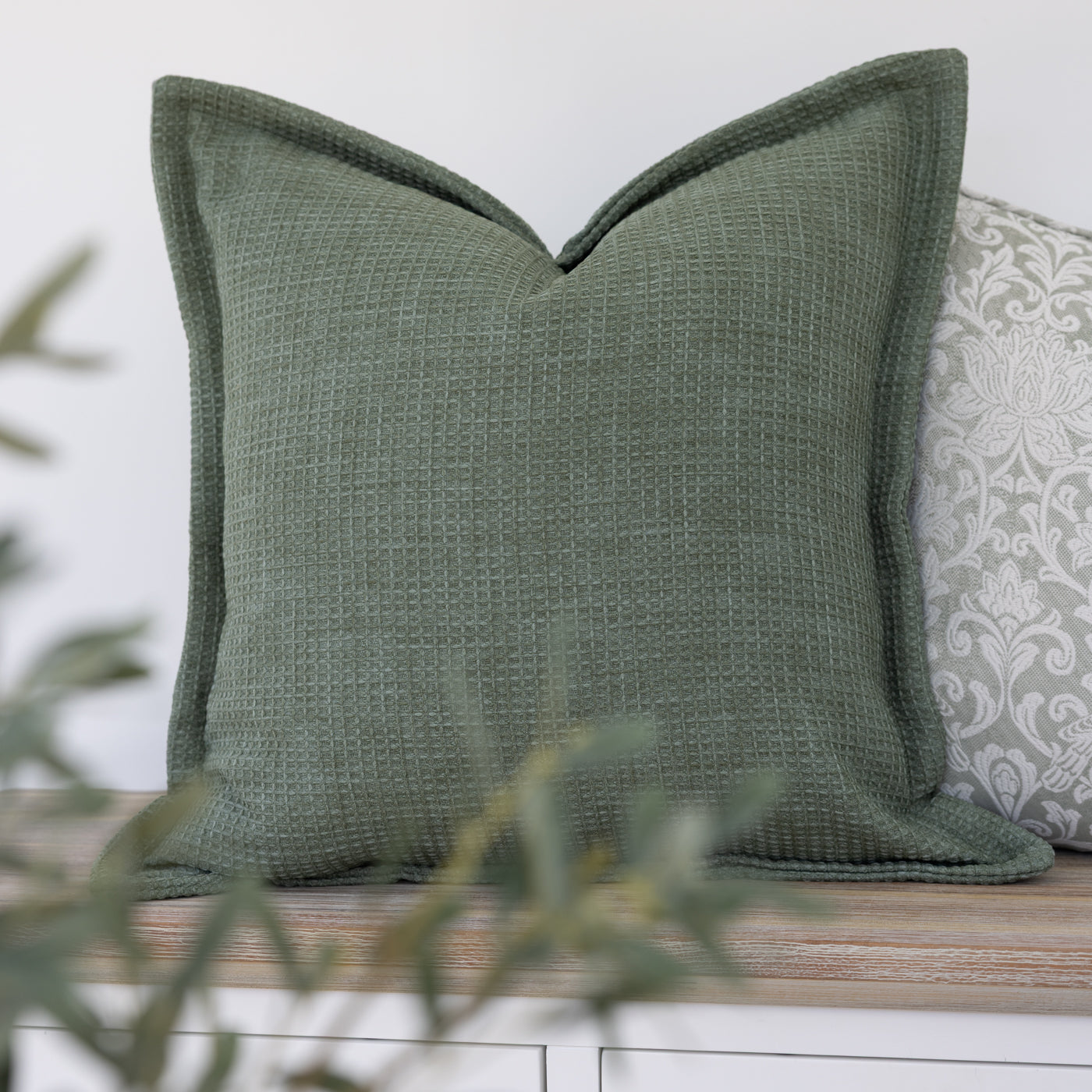 Atlanta Waffle Forest Cushion