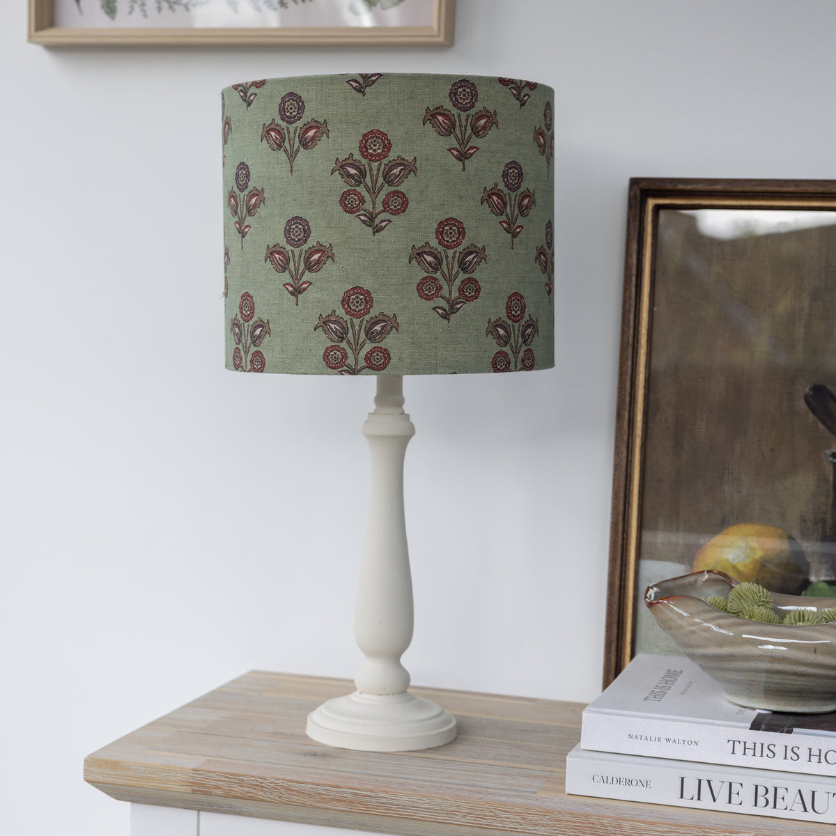 Bramble Sage & Berry Floral Lampshade