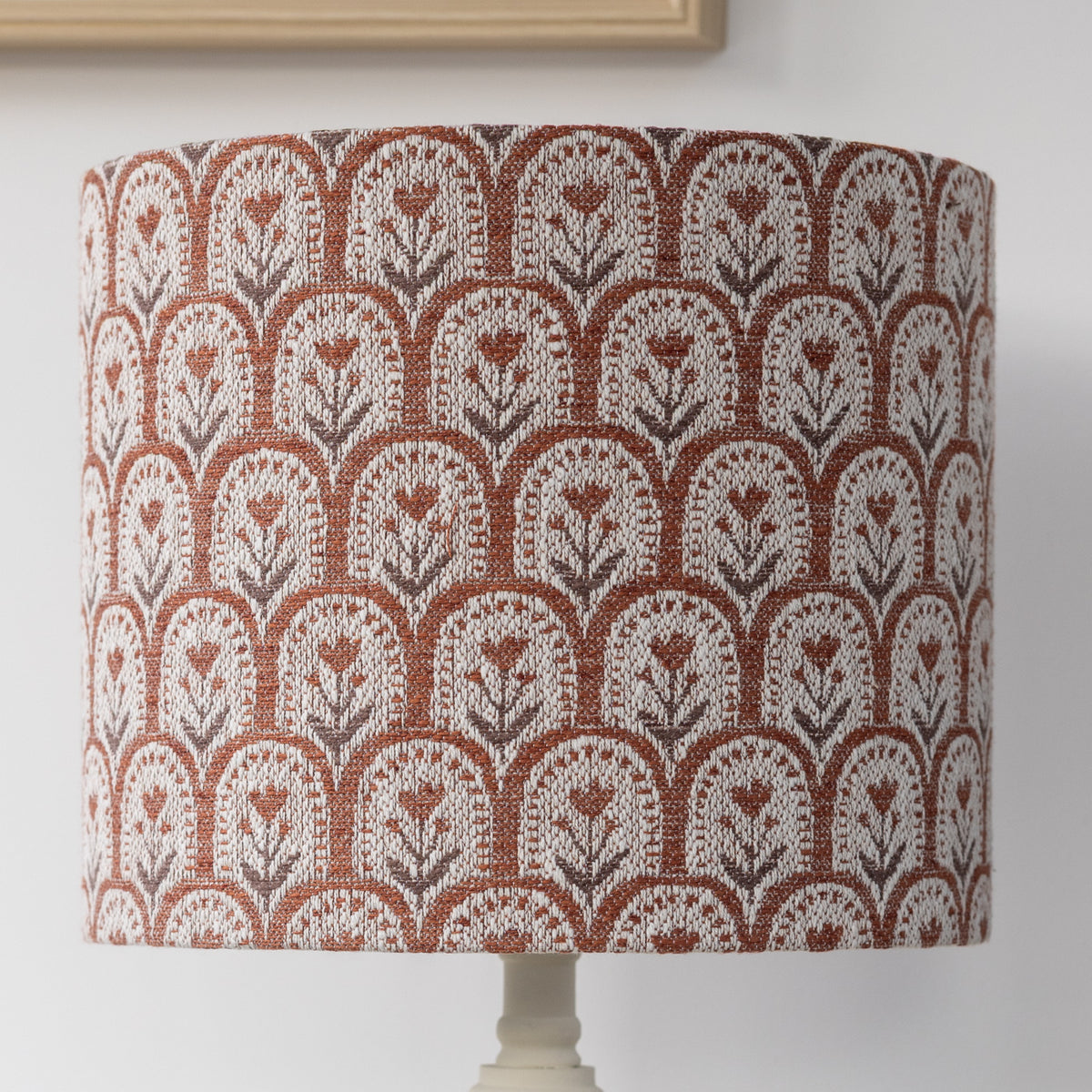 Meadow Arch Rust Floral Print Lampshade
