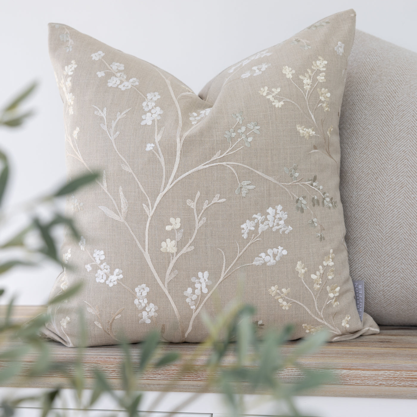 Northcott Taupe Cushion