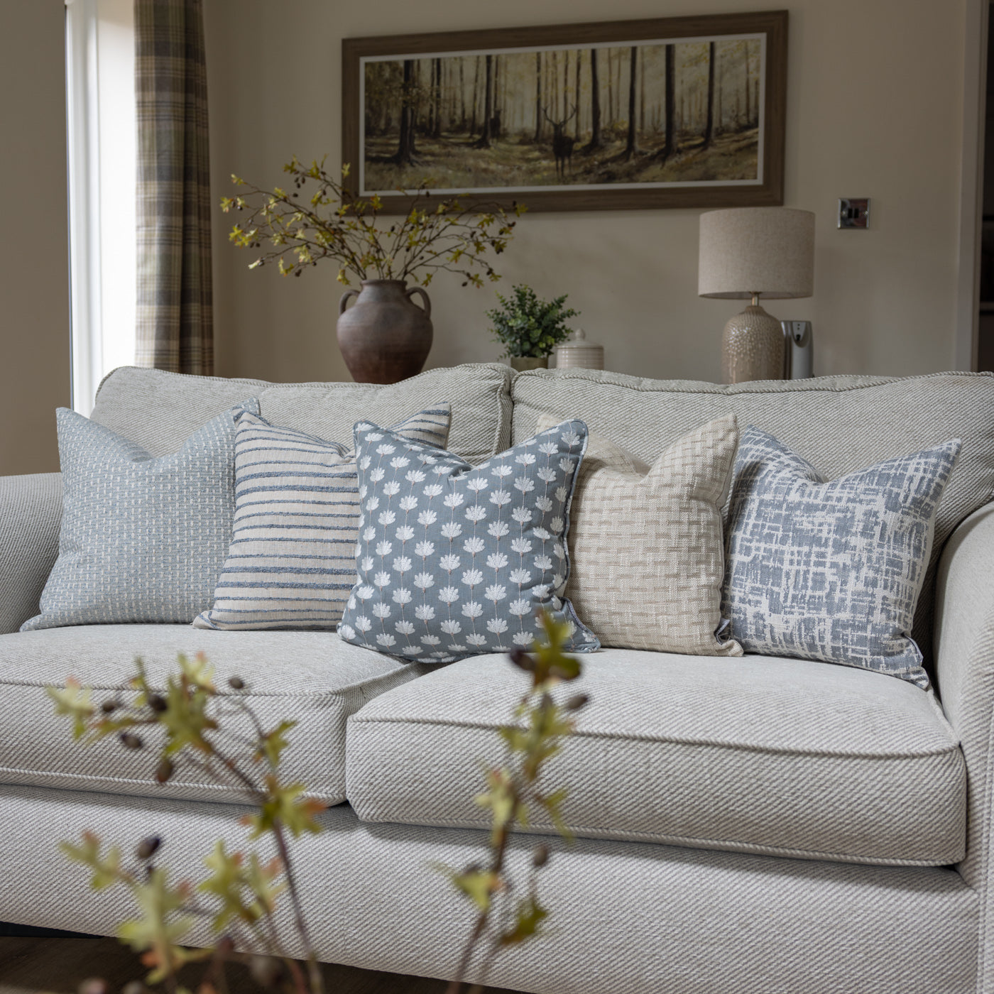 Ainsworth Blue Cushion Set
