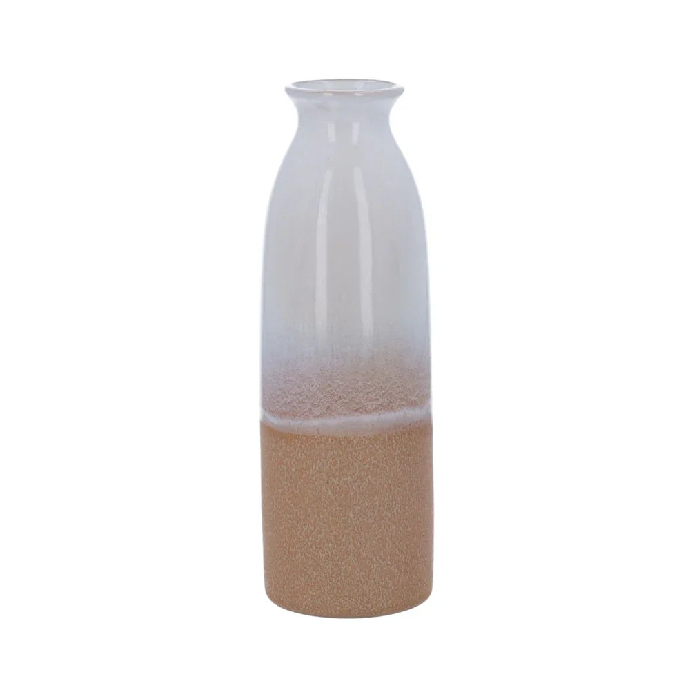 Sand Ceramic Bottle Decorative Vase - Small