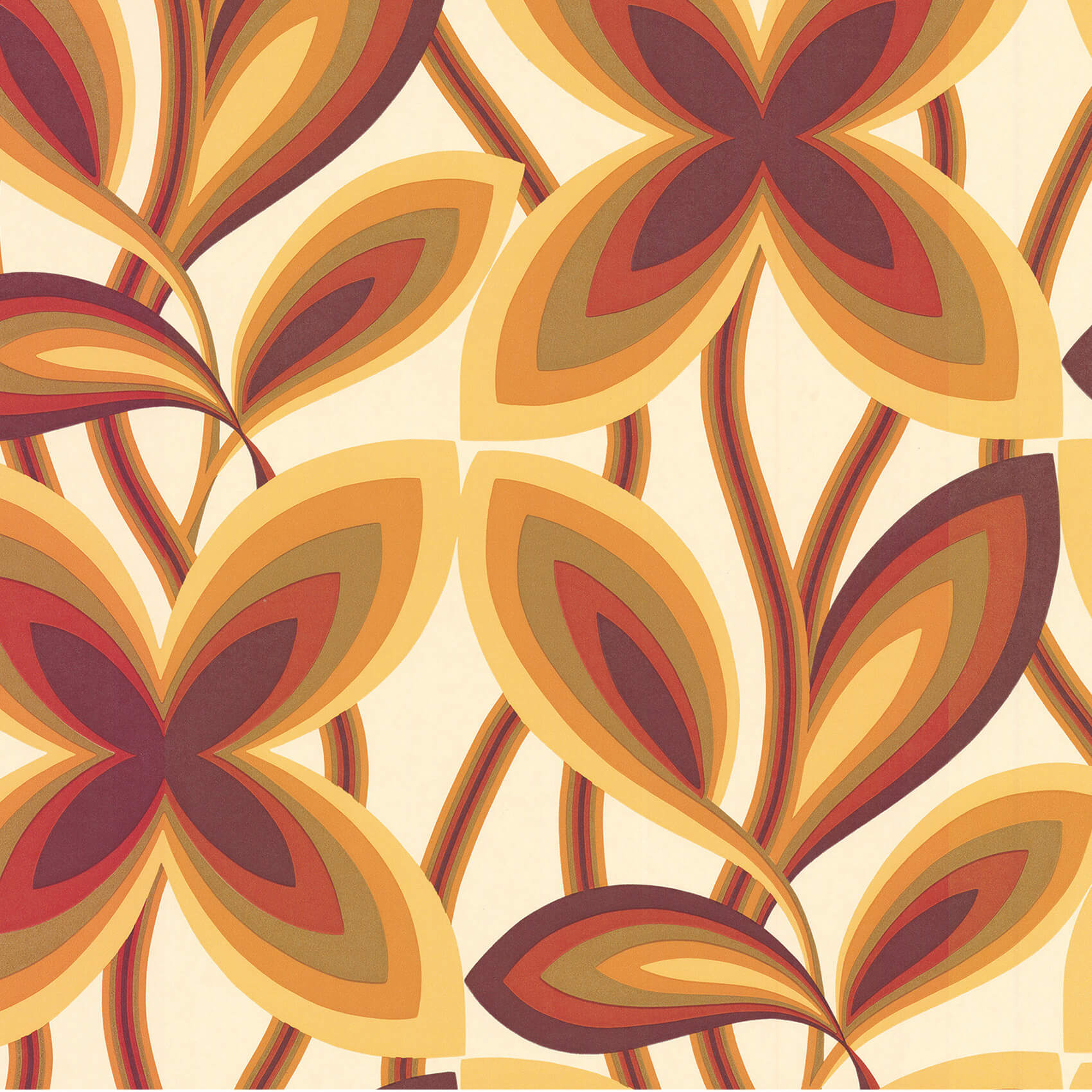 Little Greene Starflower Wallpaper - Marigold