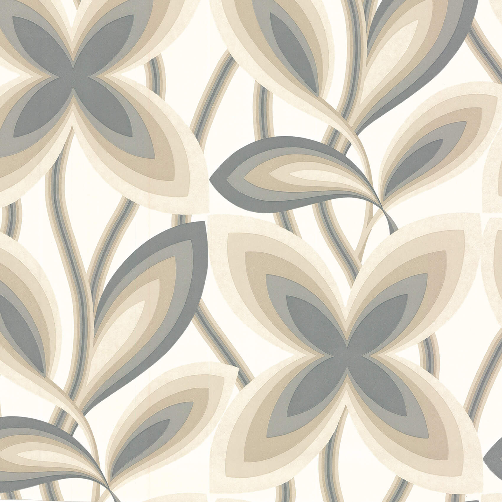 Little Greene Starflower Wallpaper - Platinum