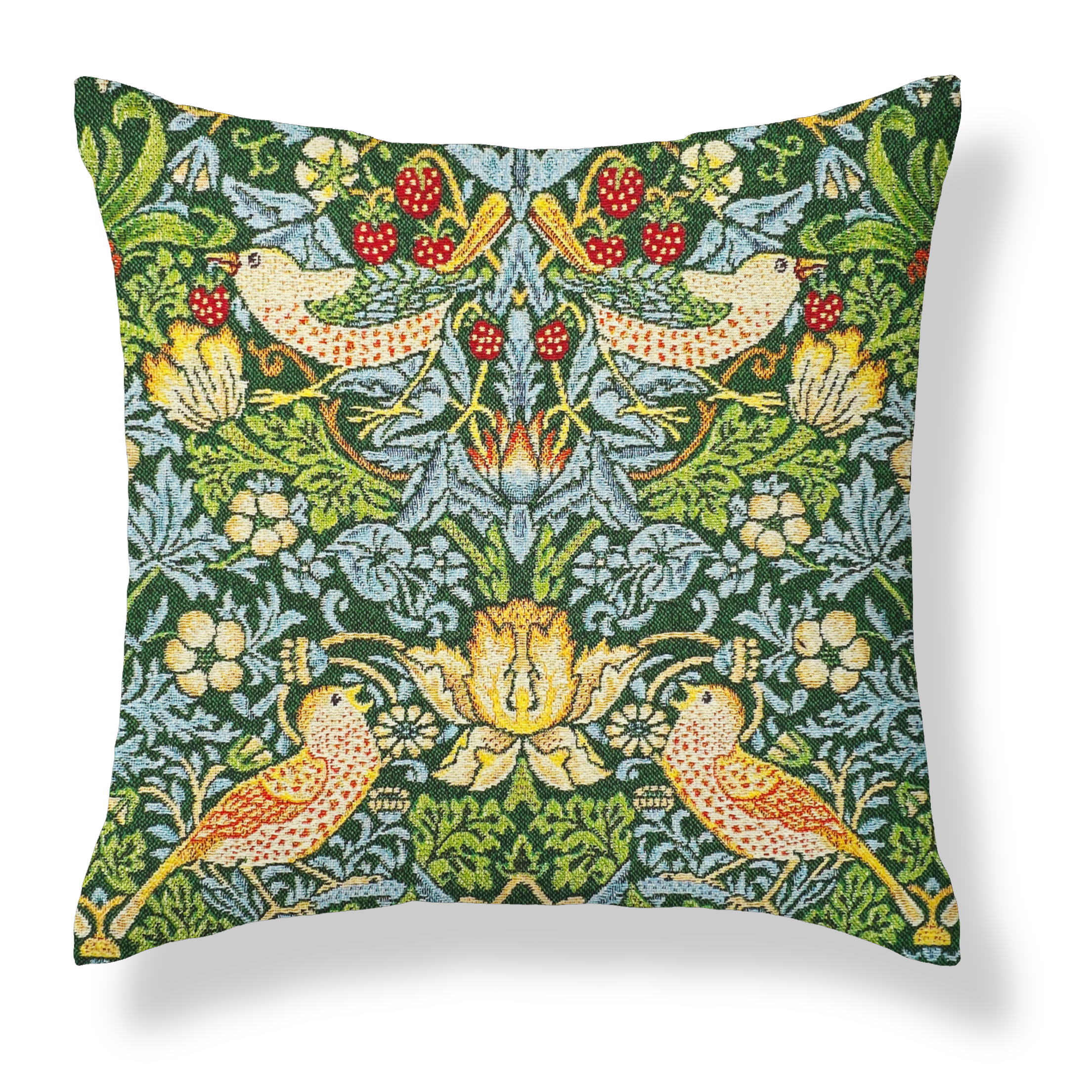 William Morris Strawberry Thief Tapestry Bottle Cushion