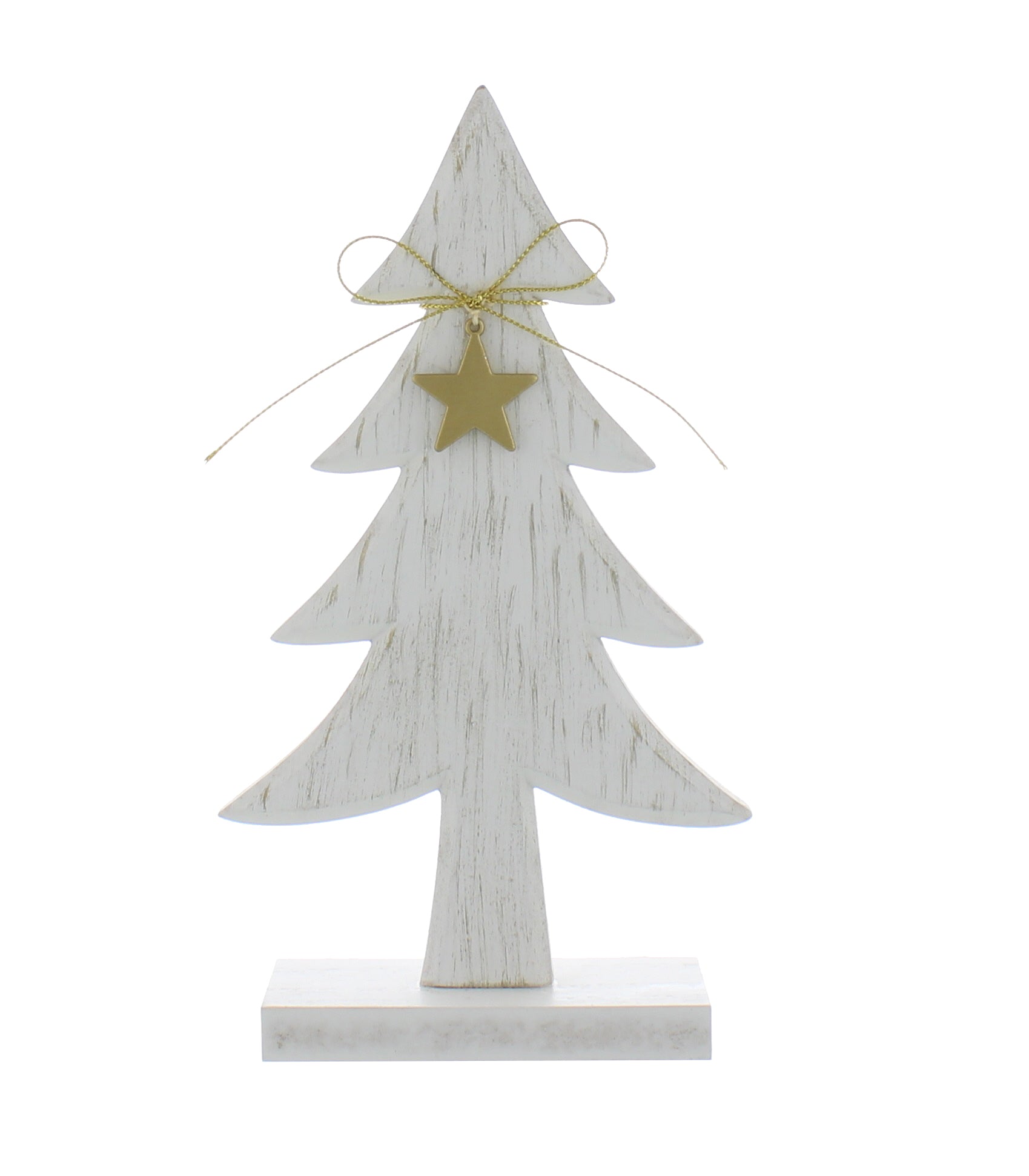 White Wooden Table Top Tree