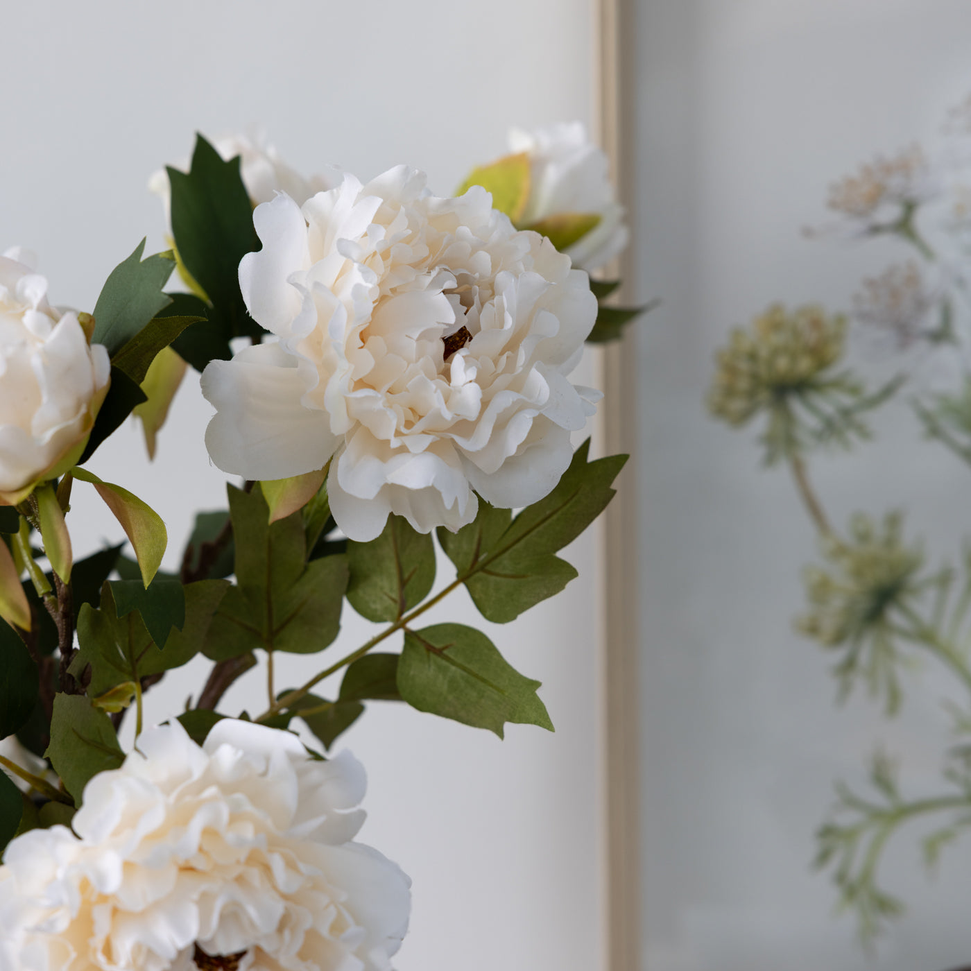 White Fashion Peony Stem