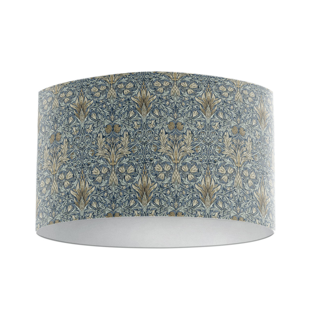 William Morris Snakeshead Denim Drum Lampshade