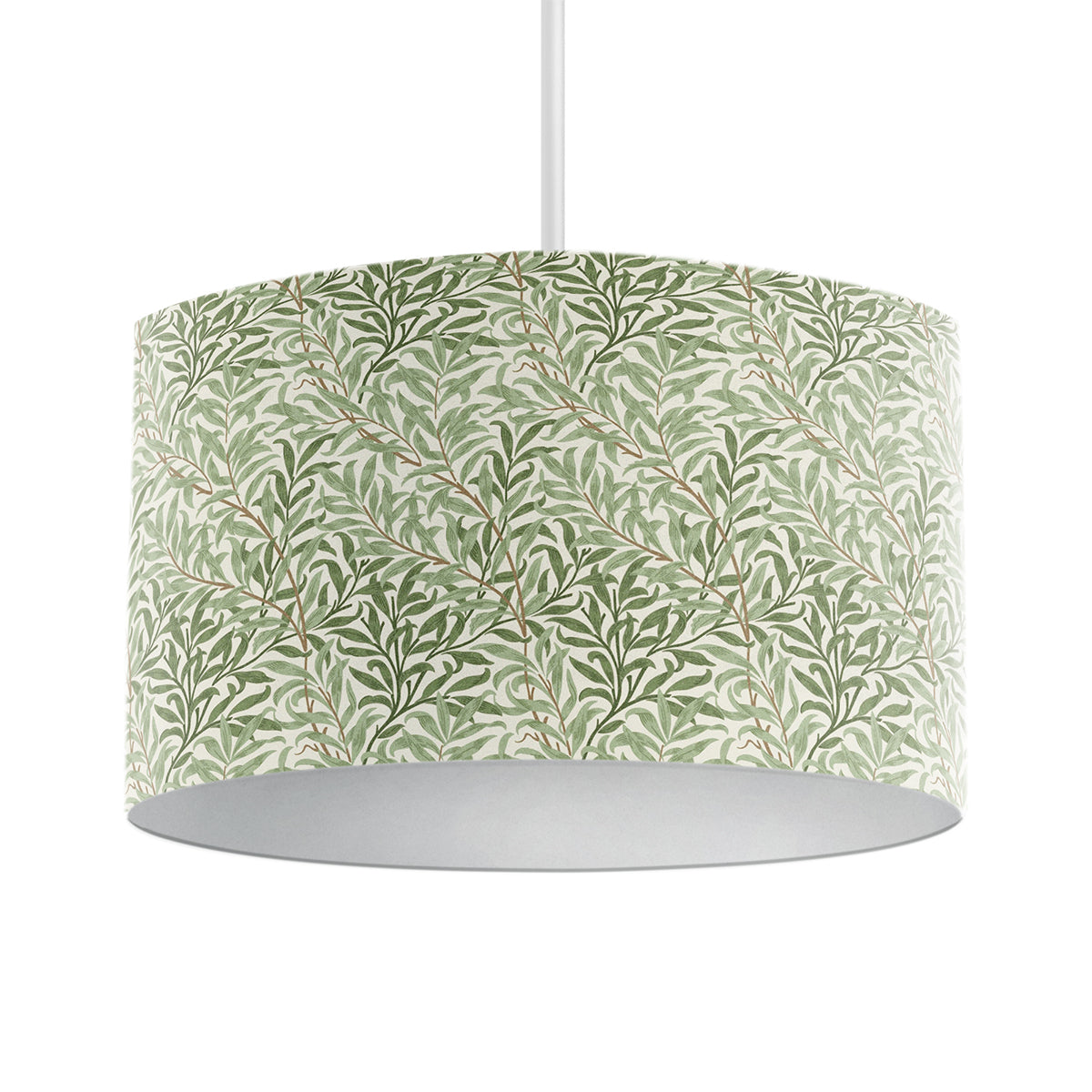 William Morris Willow Bough Sage Green Drum Lampshade