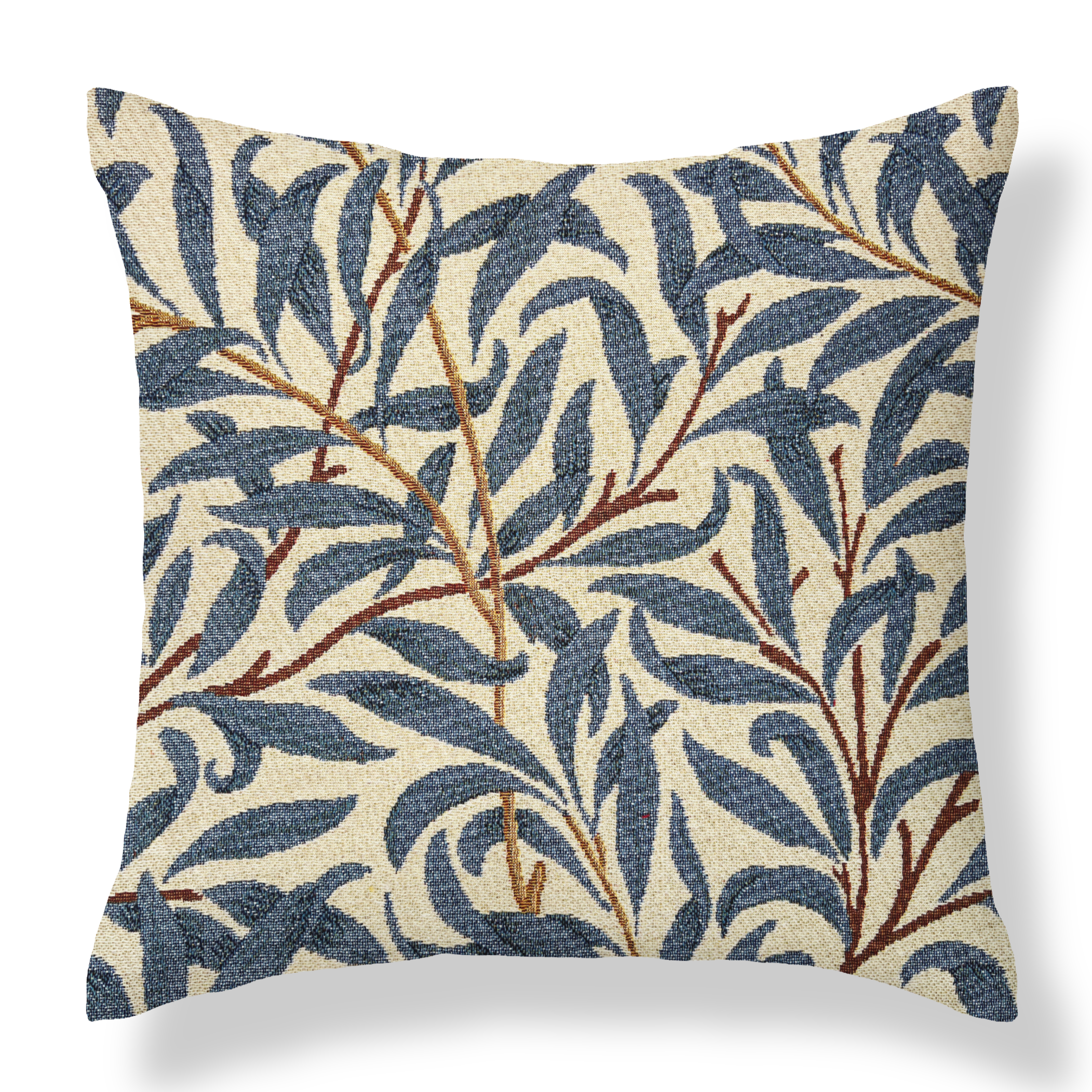 William Morris Willow Bough Tapestry Azure Cushion