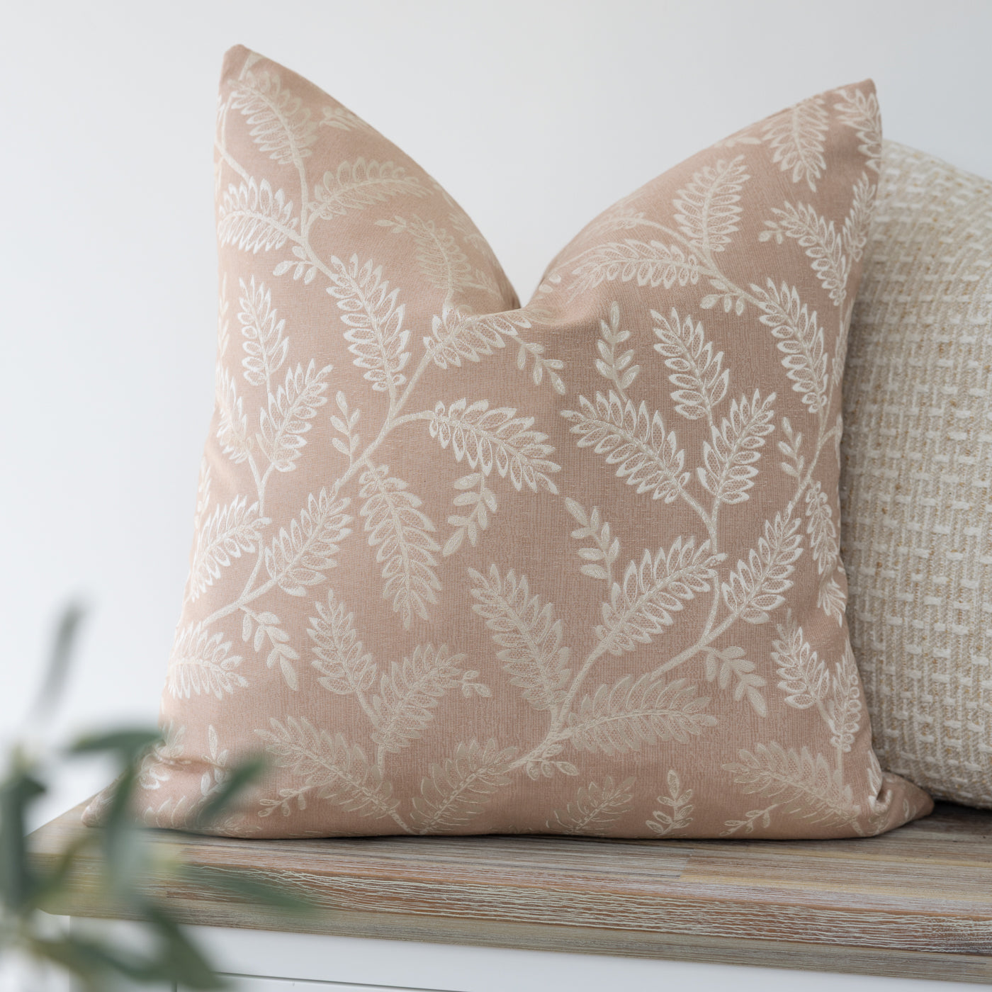 Winterbourne Blush Pink Floral Cushion Cover