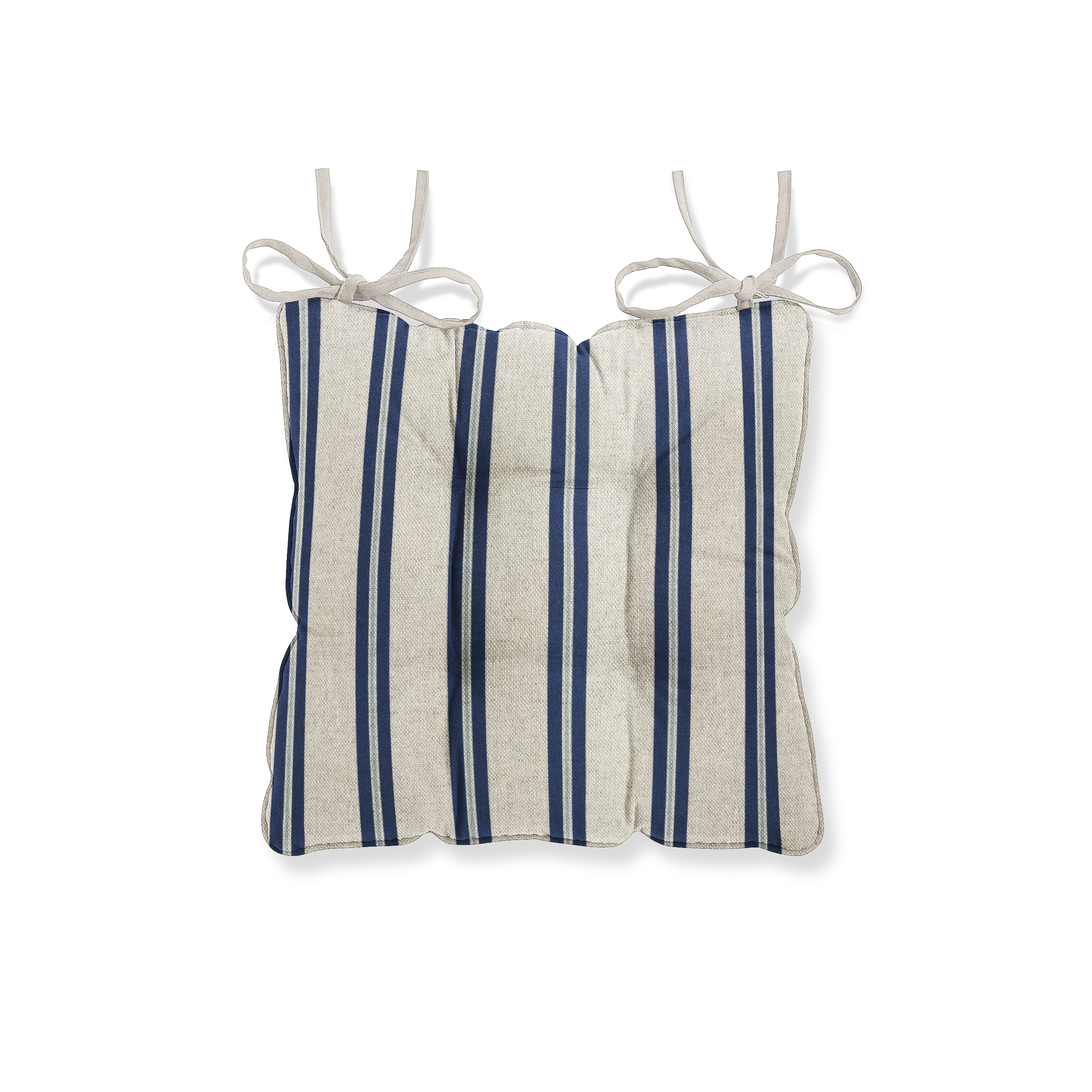 Winterfell Eclipse Ticking Stripe Chair Seat Pad