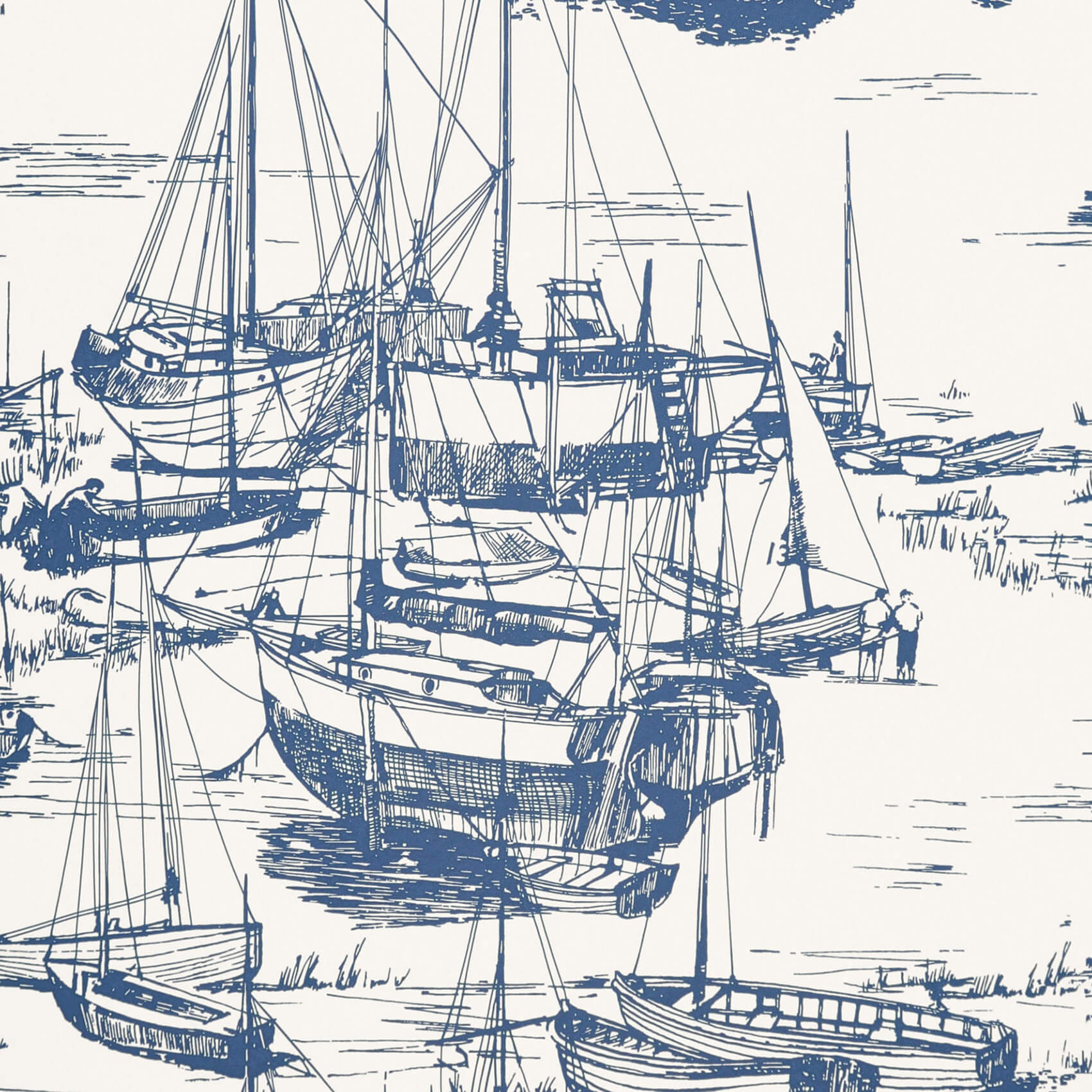 Little Greene Zingara Wallpaper - Delft