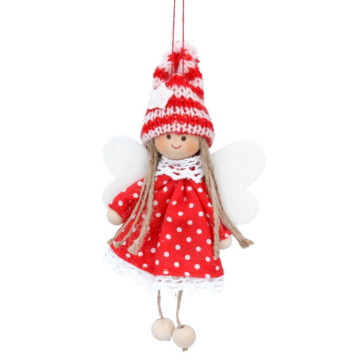 Scandi Dress Fairy Fabric Decoration