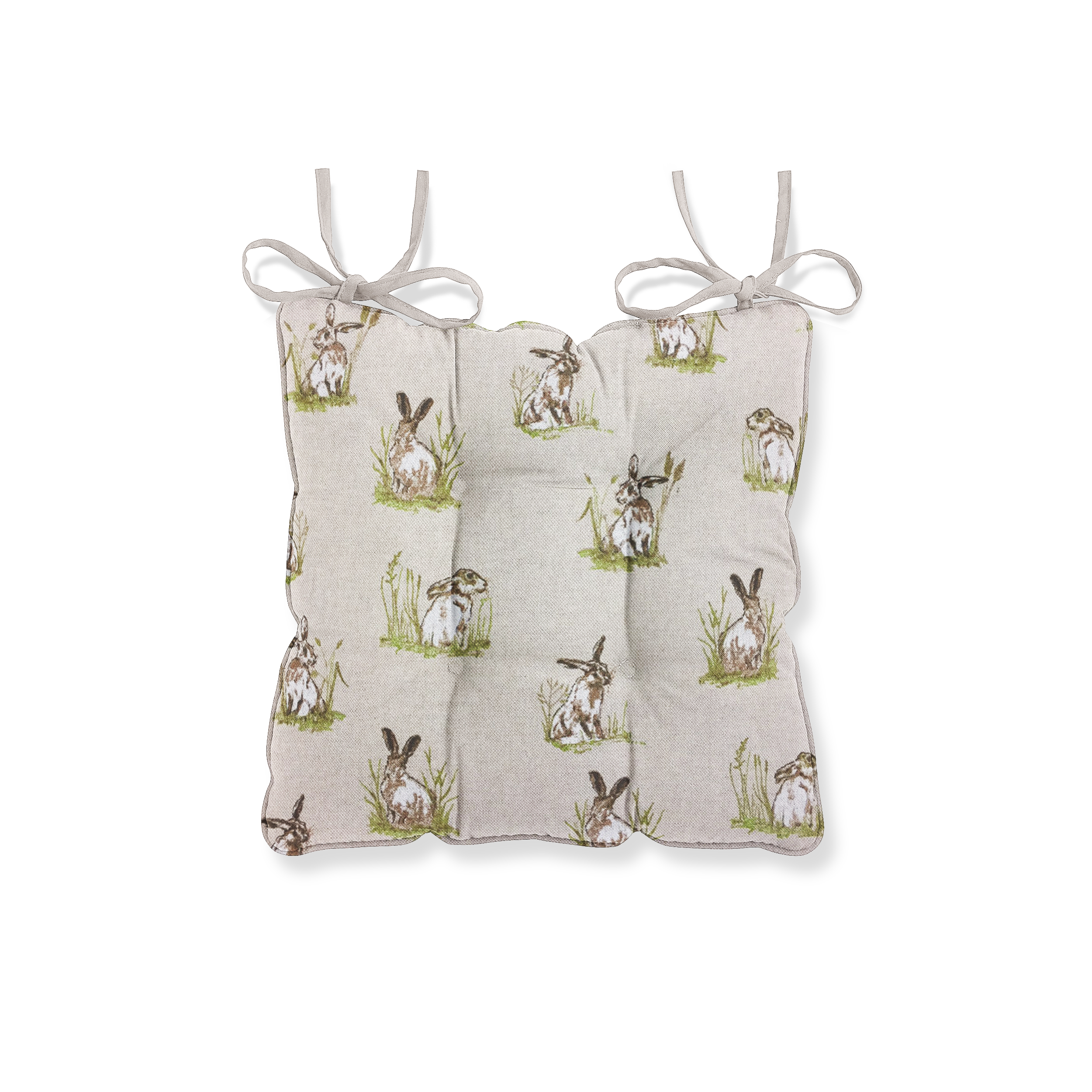 Grass Hare Pattern Chair Seat Pad