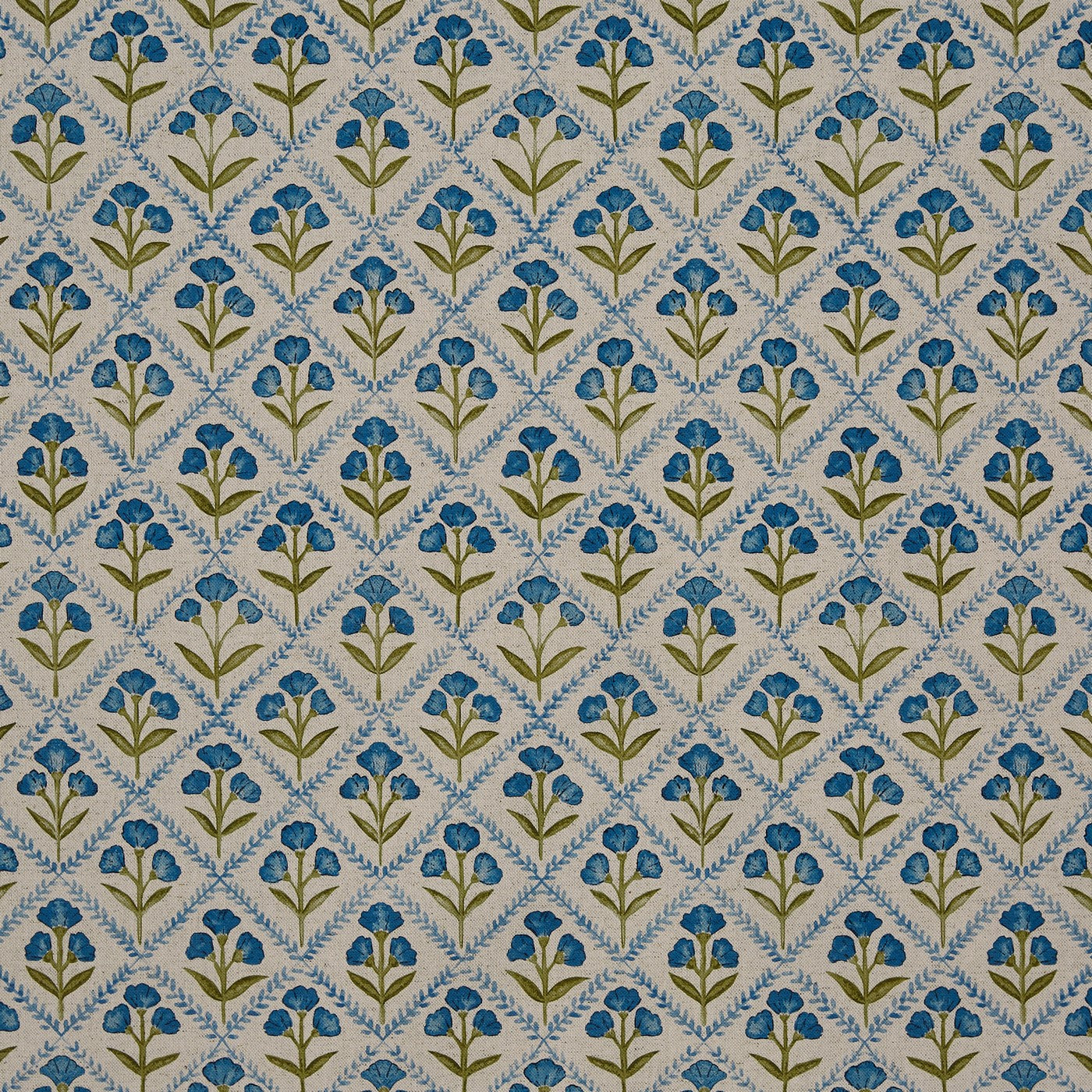 Chatsworth Cornflower Curtains