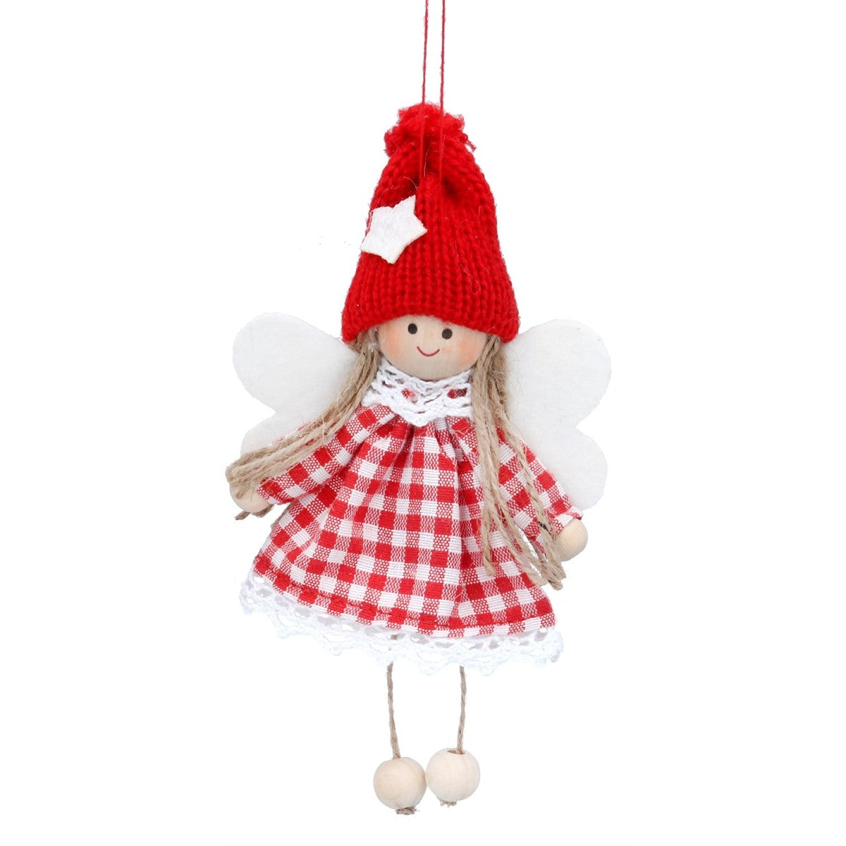 Scandi Dress Fairy Fabric Decoration