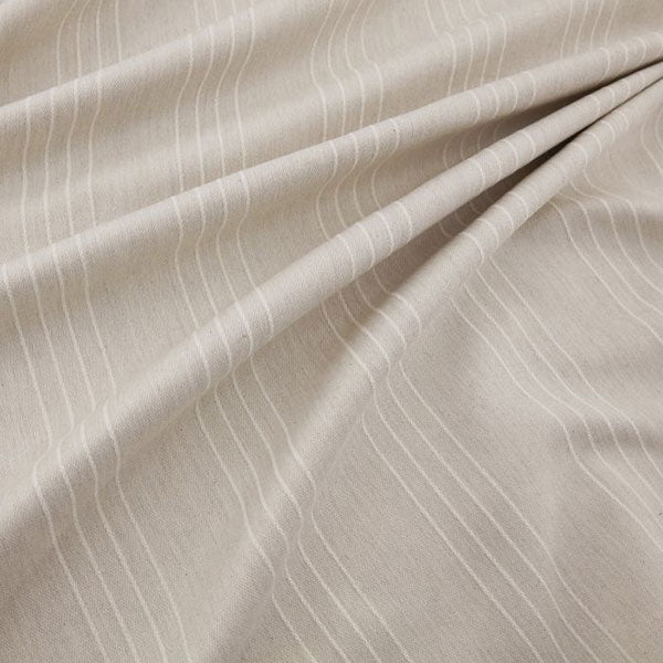 Cape Ecru Neutral Stripe Square Cushion