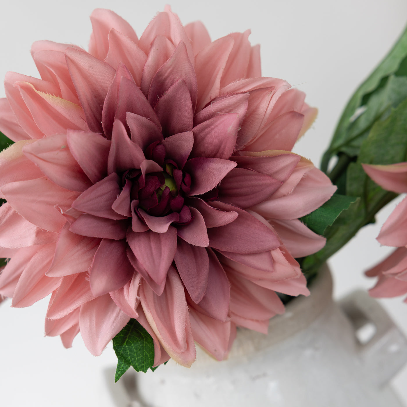 Faux Rouge Monarch Dahlia Stem