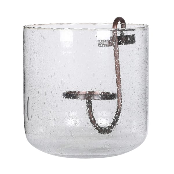 Glass Hurricane Candle Holder