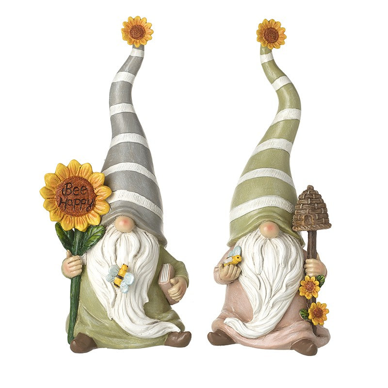 Gnomes With Sunflowers Ornaments