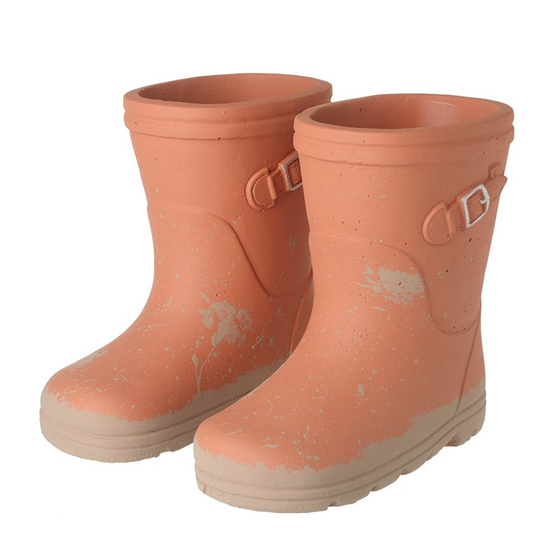 Terracotta Wellie Boots Set