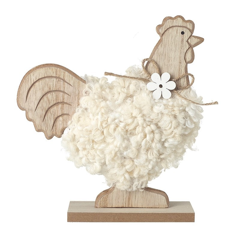 Large Fluffy Chicken Ornament