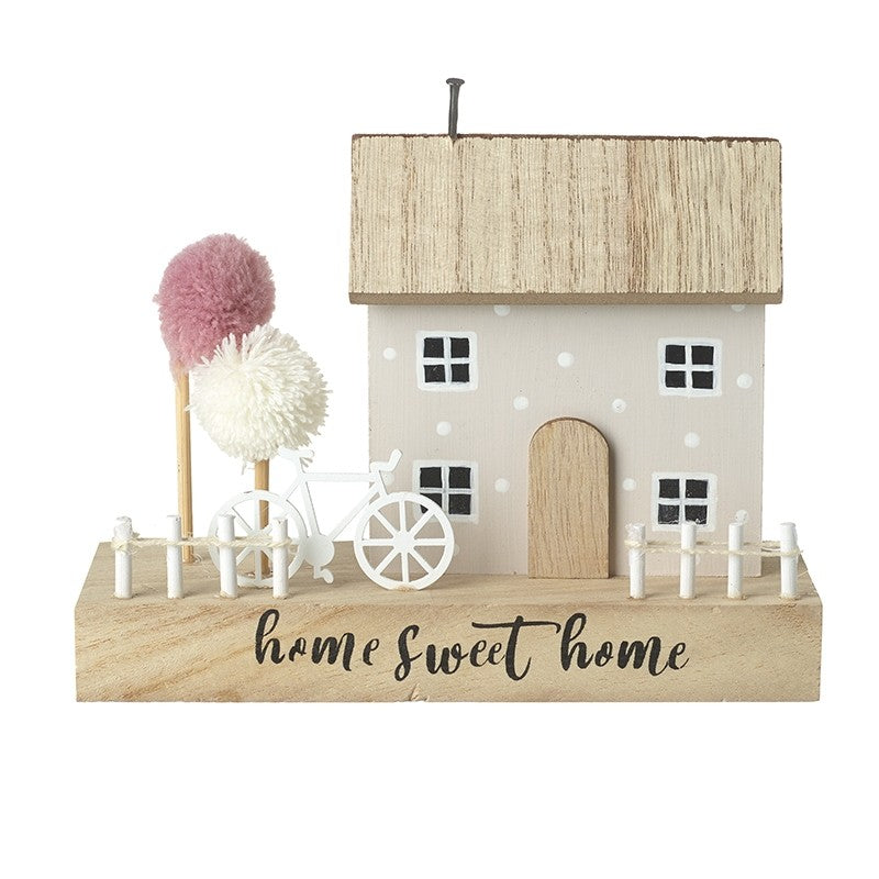 'Home Sweet Home' Wooden Standing House Decoration