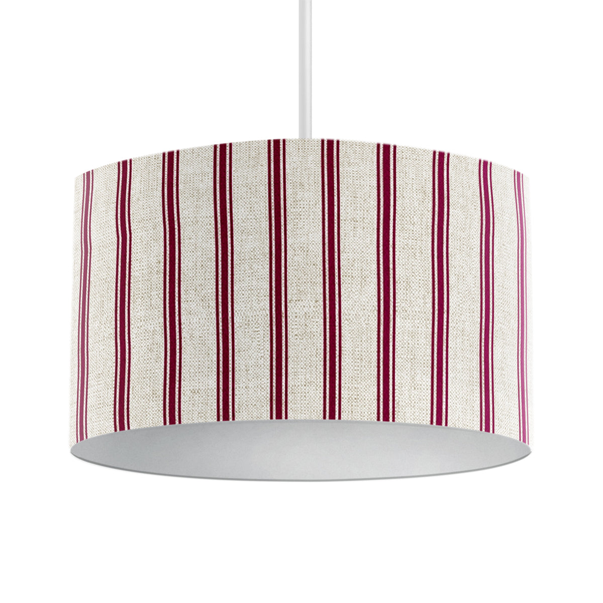 Kashmira Ruby Stripe Drum Lampshade