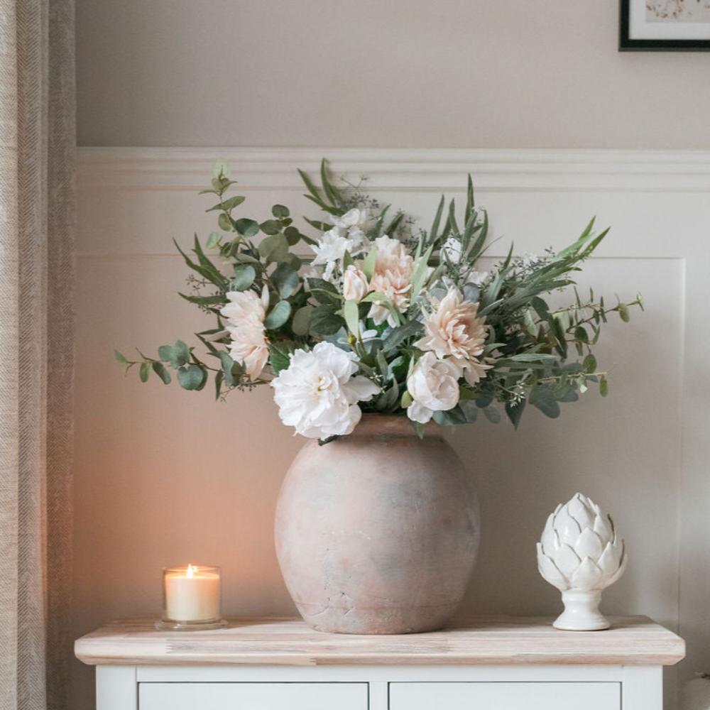 Savannah Brown Jar Shaped Planter