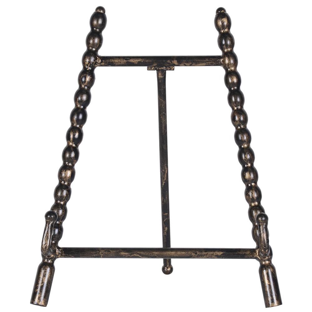 Antique Gold Beaded Mini Easel