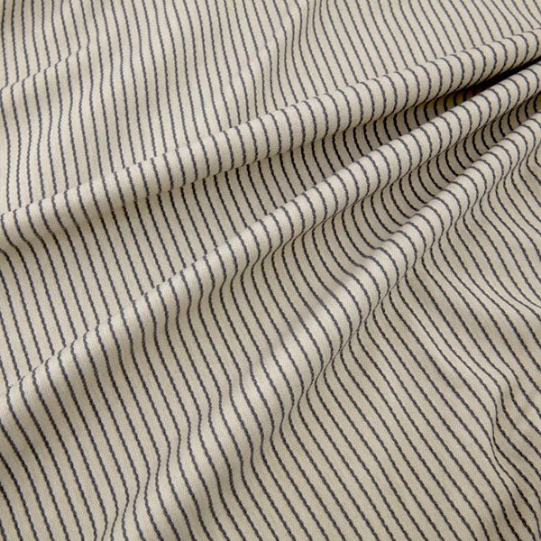 Venice Charcoal Textured Stripe Square Cushion