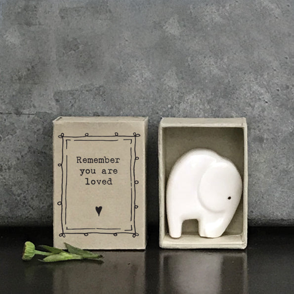 East Of India Matchbox Elephant