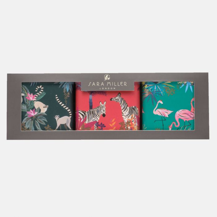 Sara Miller Set of 3 Square Caddies
