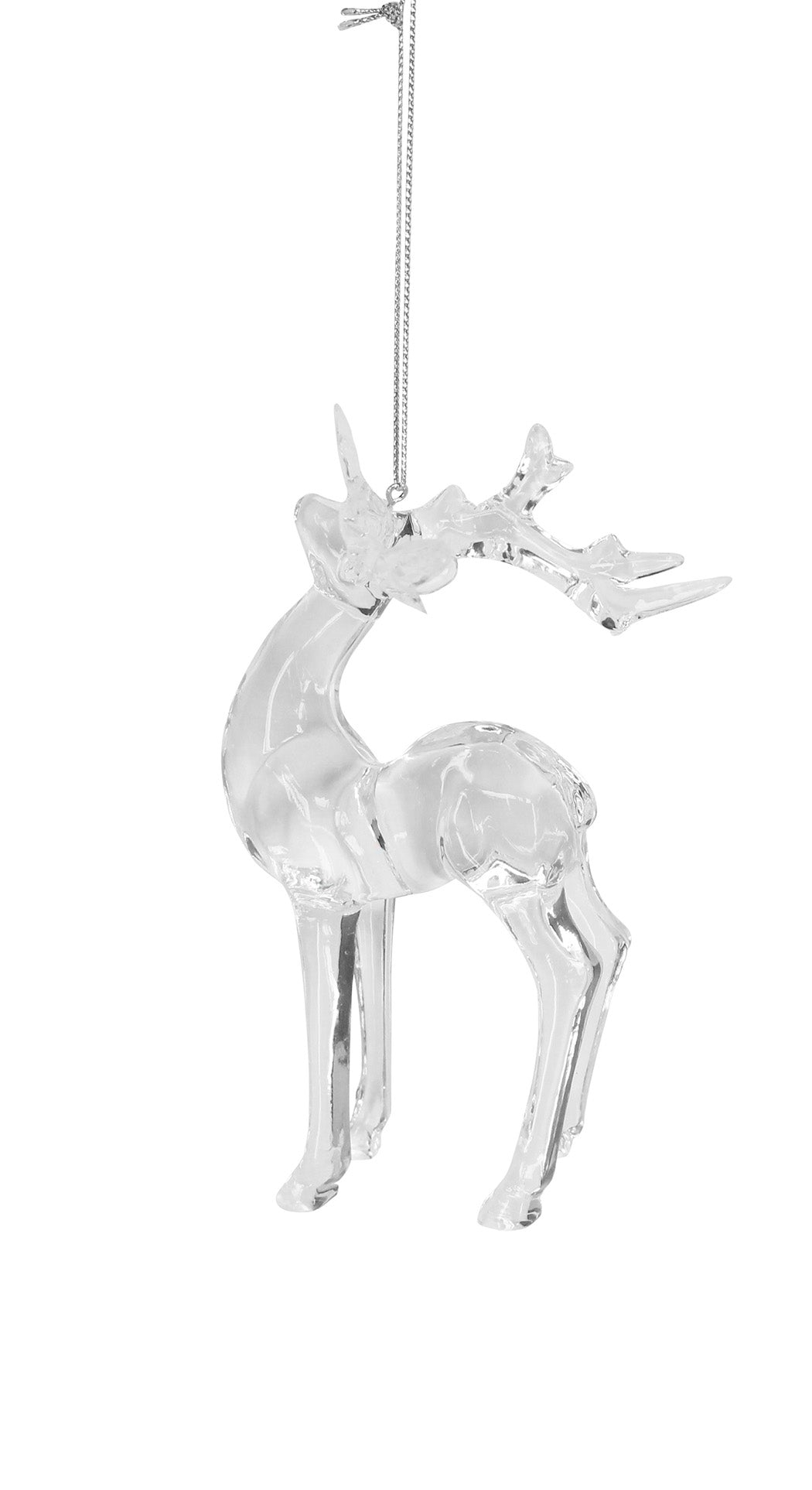 Clear Acrylic Stag Tree Decorations