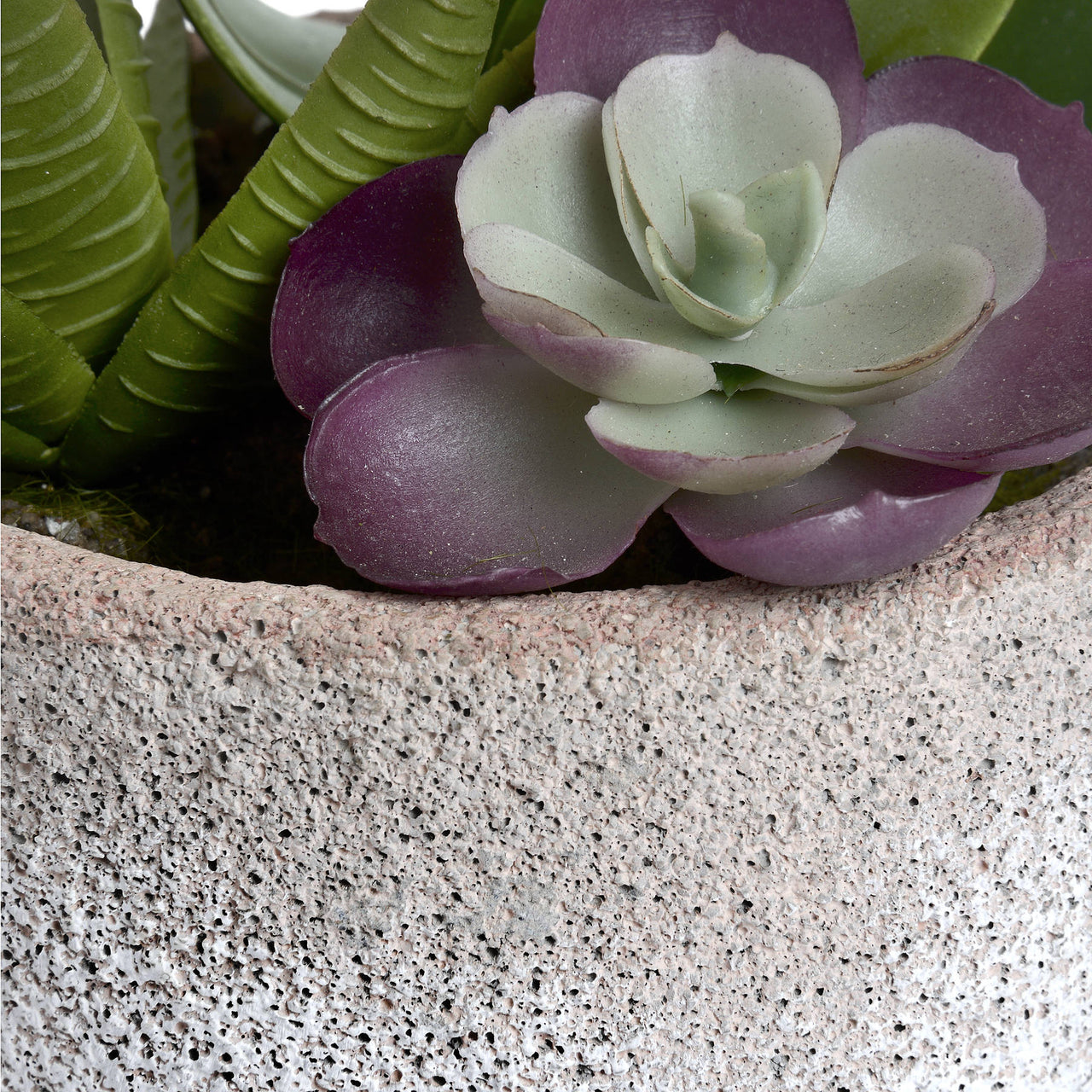 Faux Potted White Hyacinth
