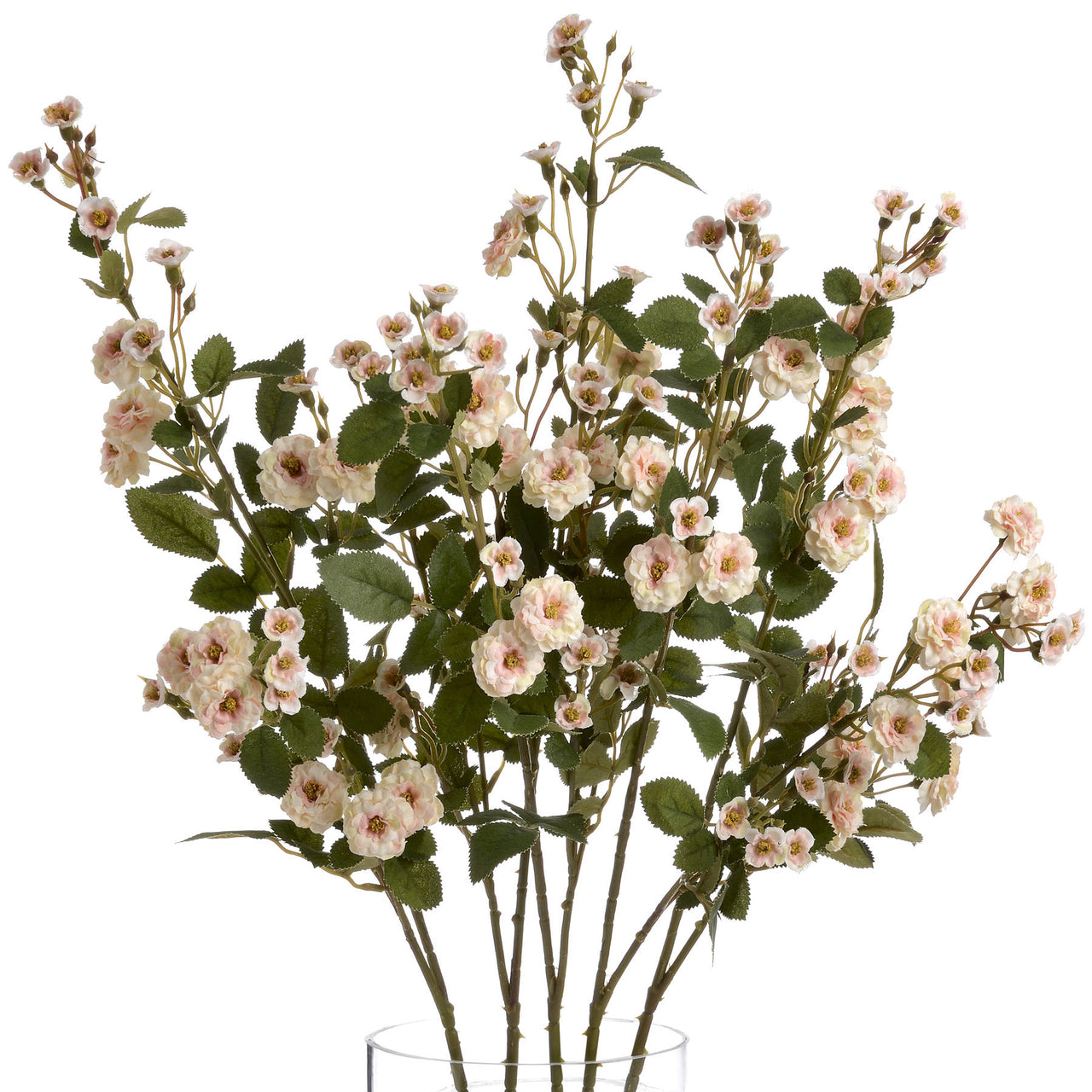 Faux Cream Wild Meadow Rose