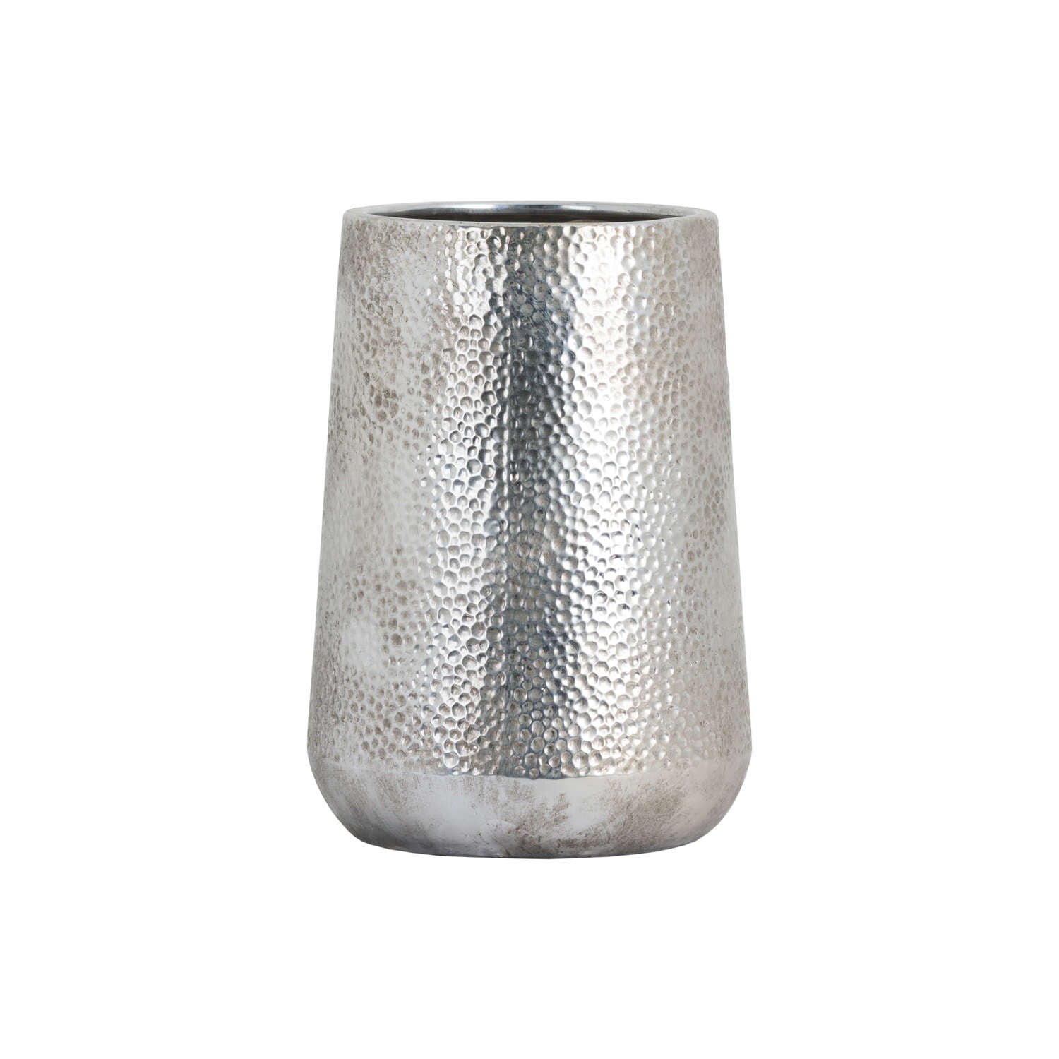 Monica Metallic Ceramic Tapered Vase