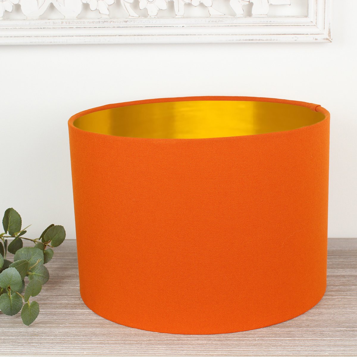 Alora Spice Orange Drum Lampshade
