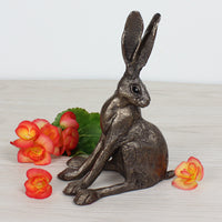 Thumbnail for Alert Hare Frith Bronze Sculpture by Paul Jenkins