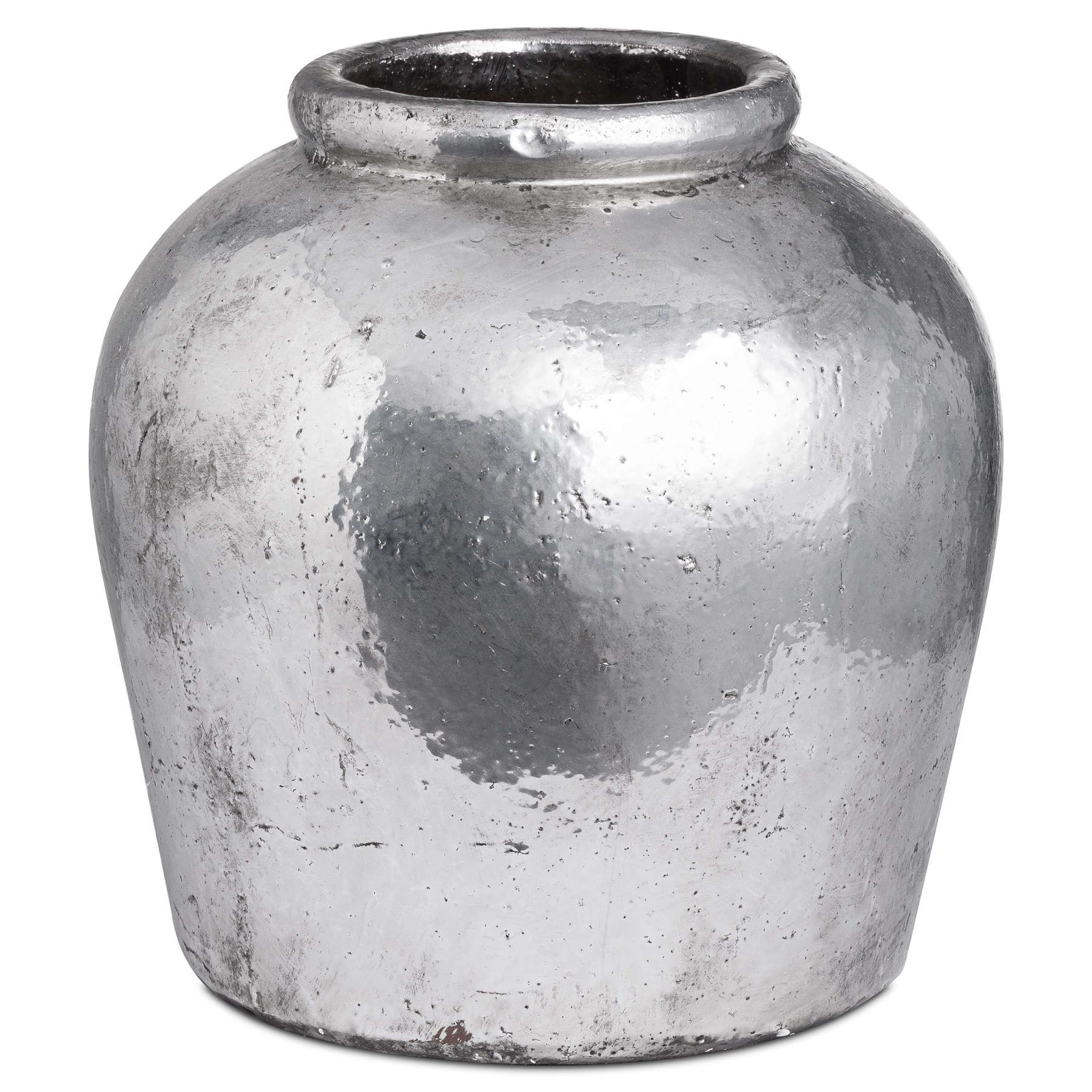Metallic Ceramic Vase