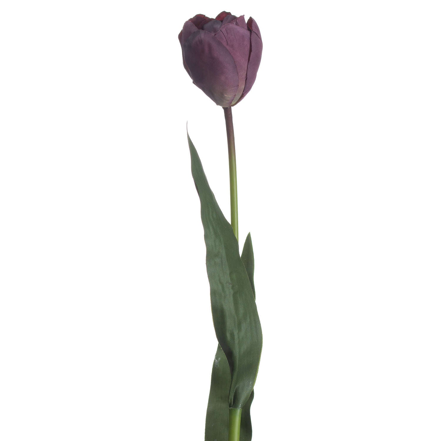 Purple Faux Tulip Stem