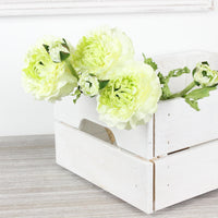 Thumbnail for Faux Green Ranunculus Spray