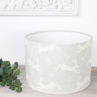 Thumbnail for Jumping Hare Grey Lampshade