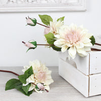 Thumbnail for Faux Coffee Cream Dahlia Stem