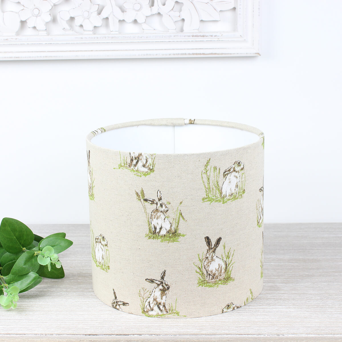 Hares Country Drum Lampshade
