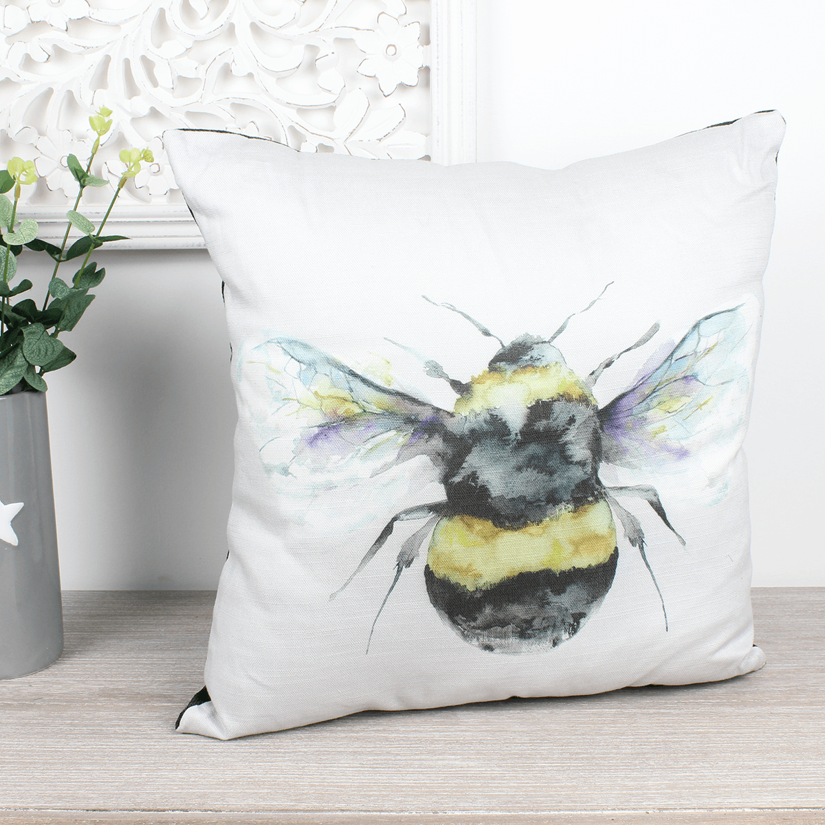 Bee Silver Cushion Lorient Collection